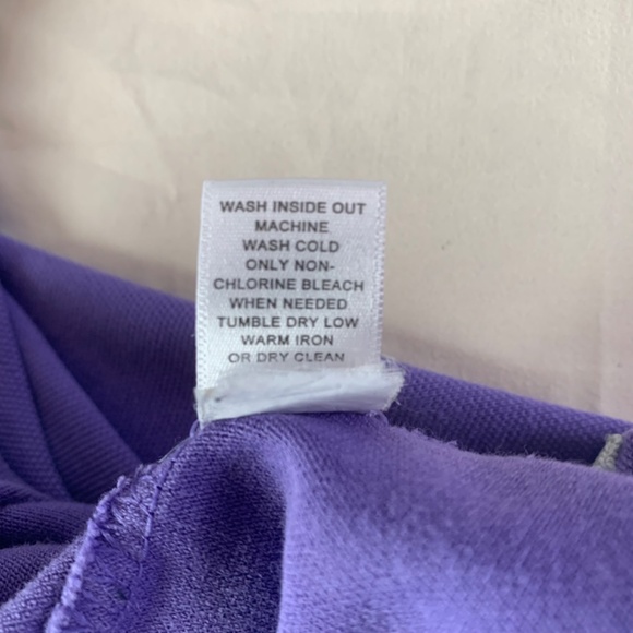 Banana Republic Men size large Purple Polo Solid Short Sleeve Embroidered Logo - Picture 6 of 6